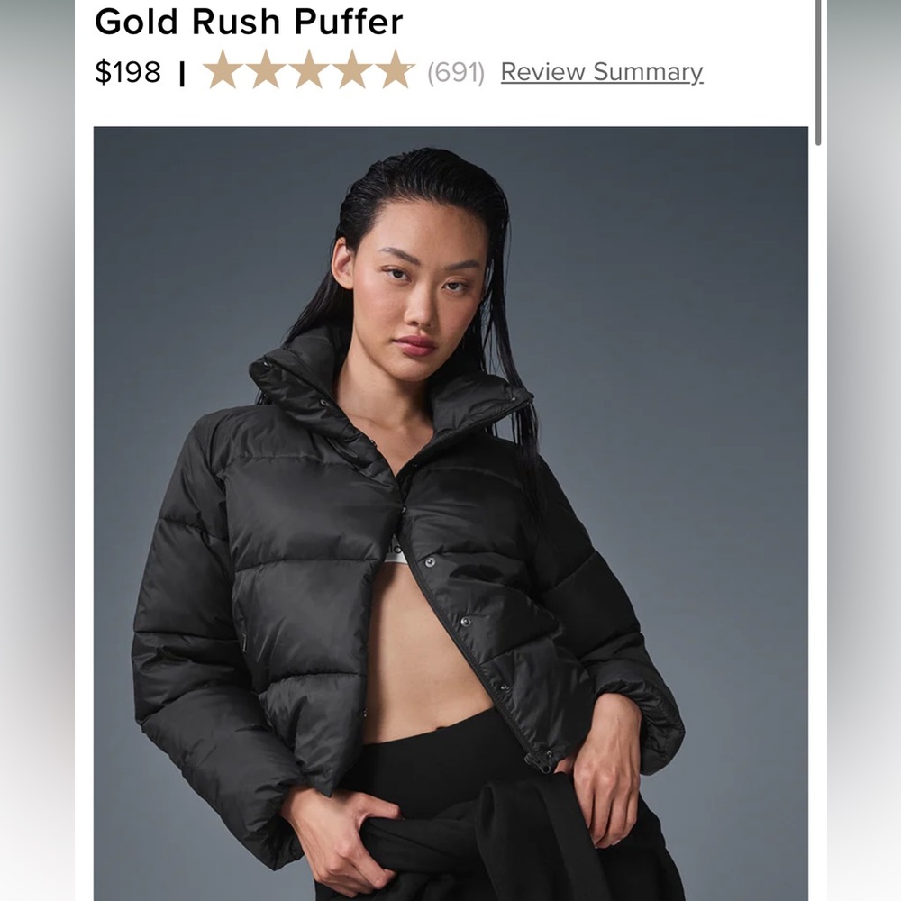 Alo Yoga Gold Rush Puffer